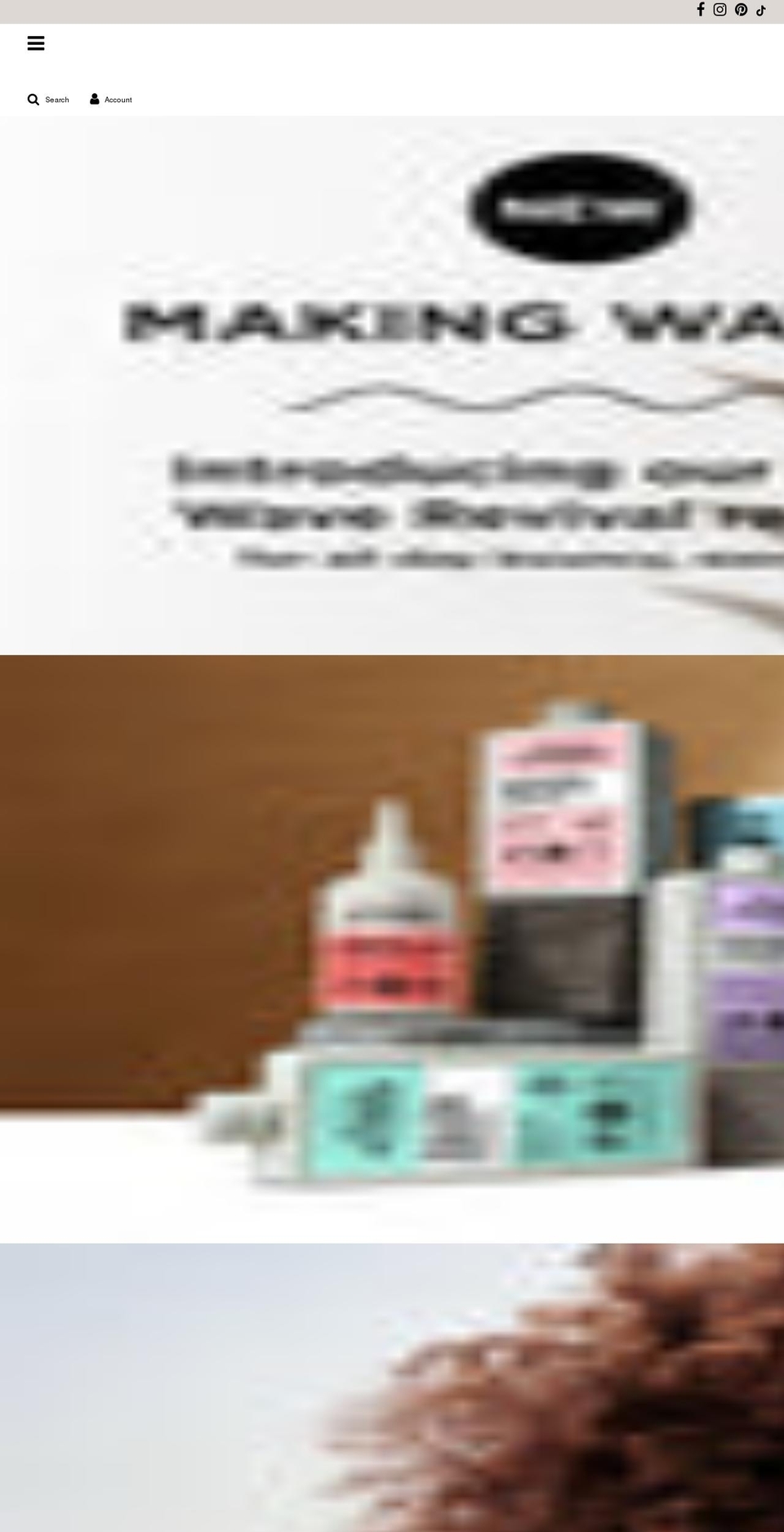 rhymeandreasonhair.co.uk shopify website screenshot