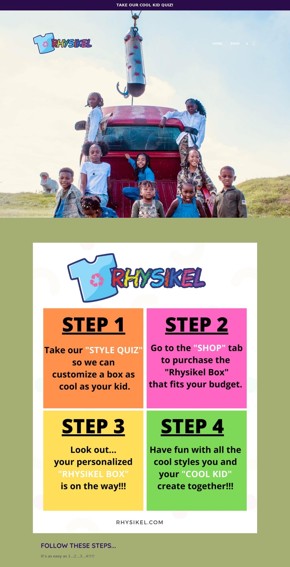 rhysikel.com shopify website screenshot