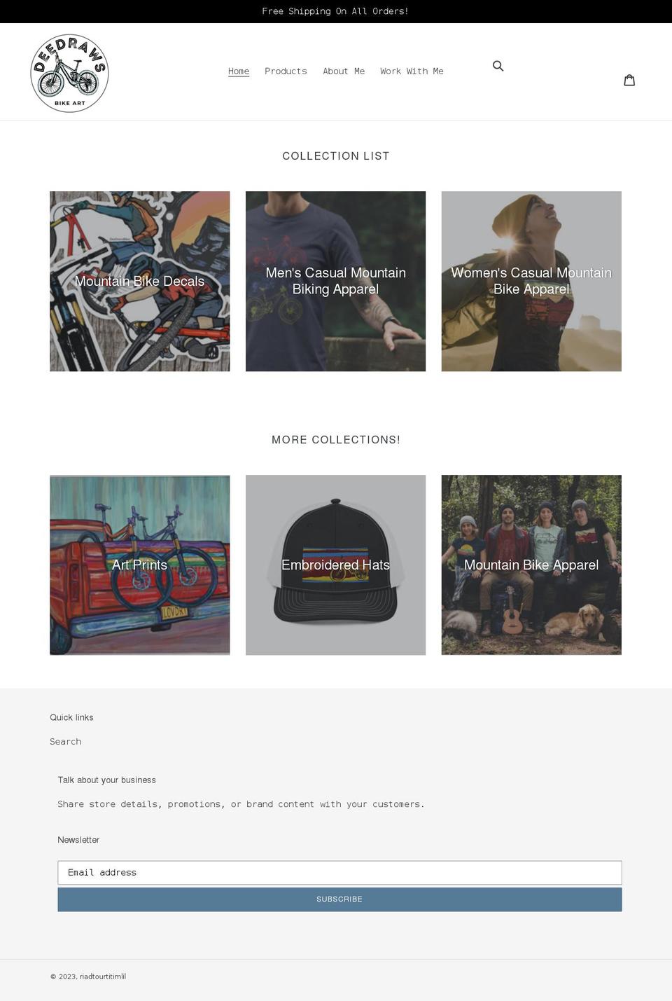 riadtourtitimlil.com shopify website screenshot