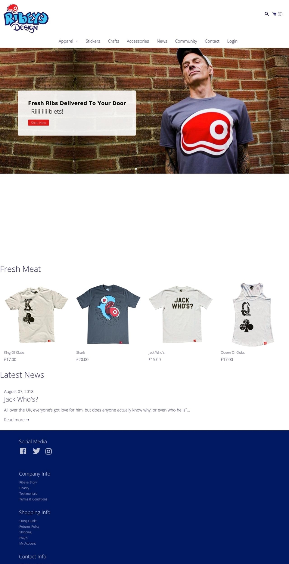 ribeyedesign.com shopify website screenshot
