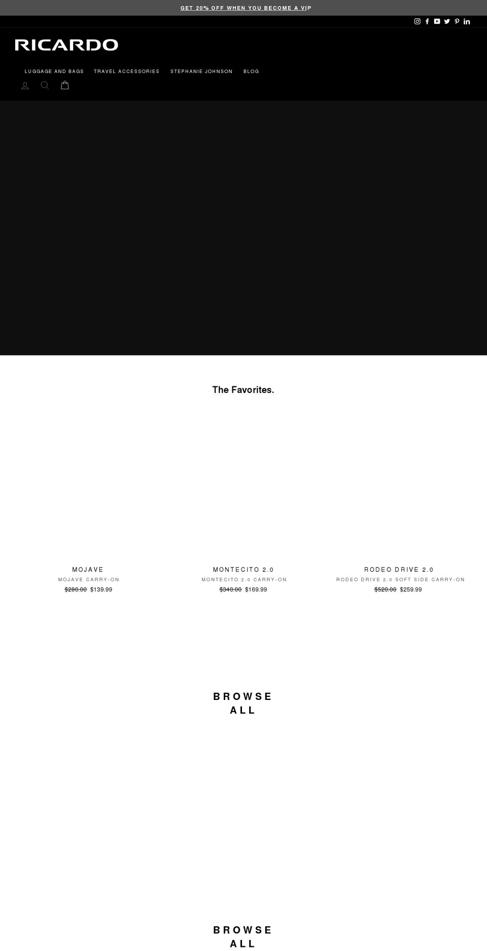 ricardobeverlyhills.com shopify website screenshot