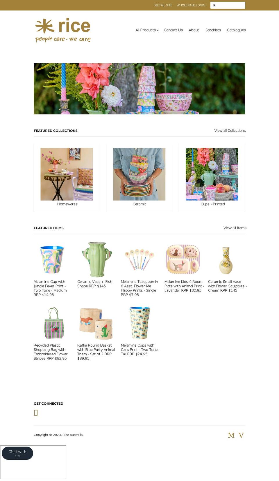 riceaustralia.net.au shopify website screenshot
