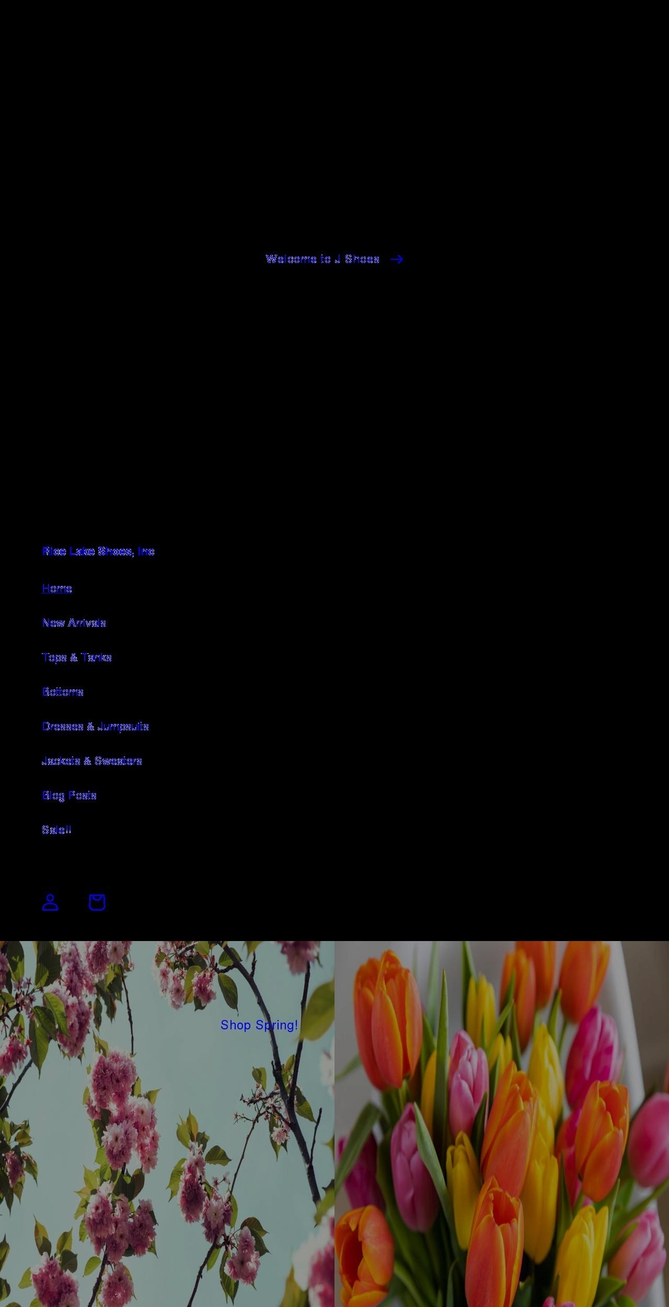 ricelakeshoes.com shopify website screenshot