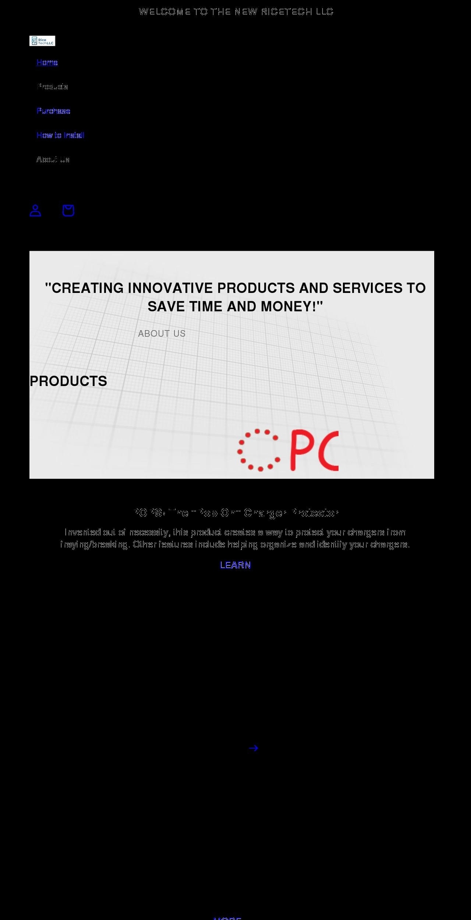 ricetechllc.com shopify website screenshot