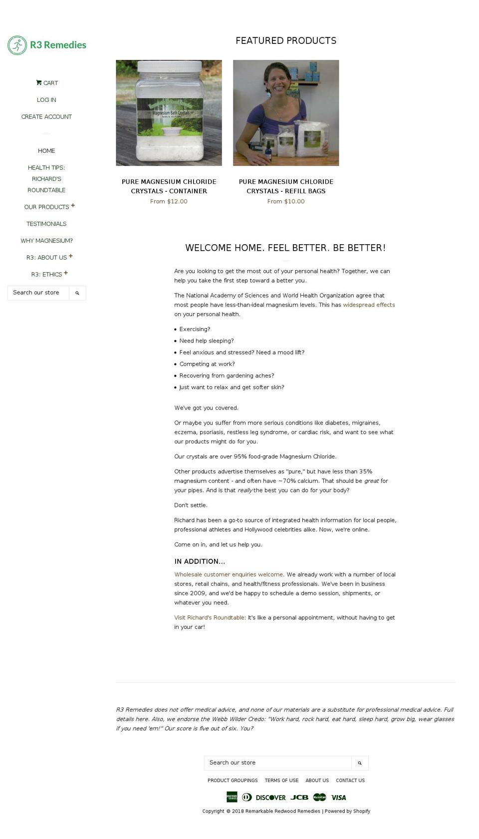 richardbgoldberg.com — Shopify storefront screenshot