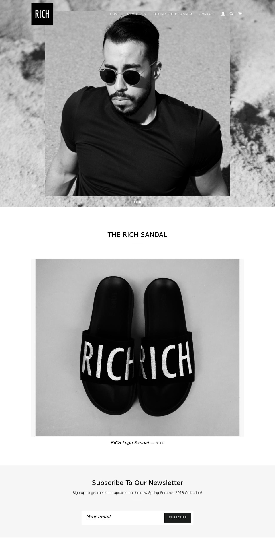 richardbyrle.com — Shopify storefront screenshot
