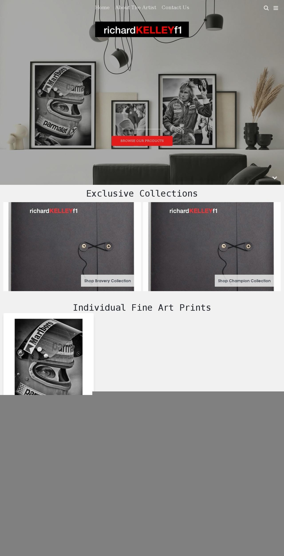richardkelleyf1.com shopify website screenshot