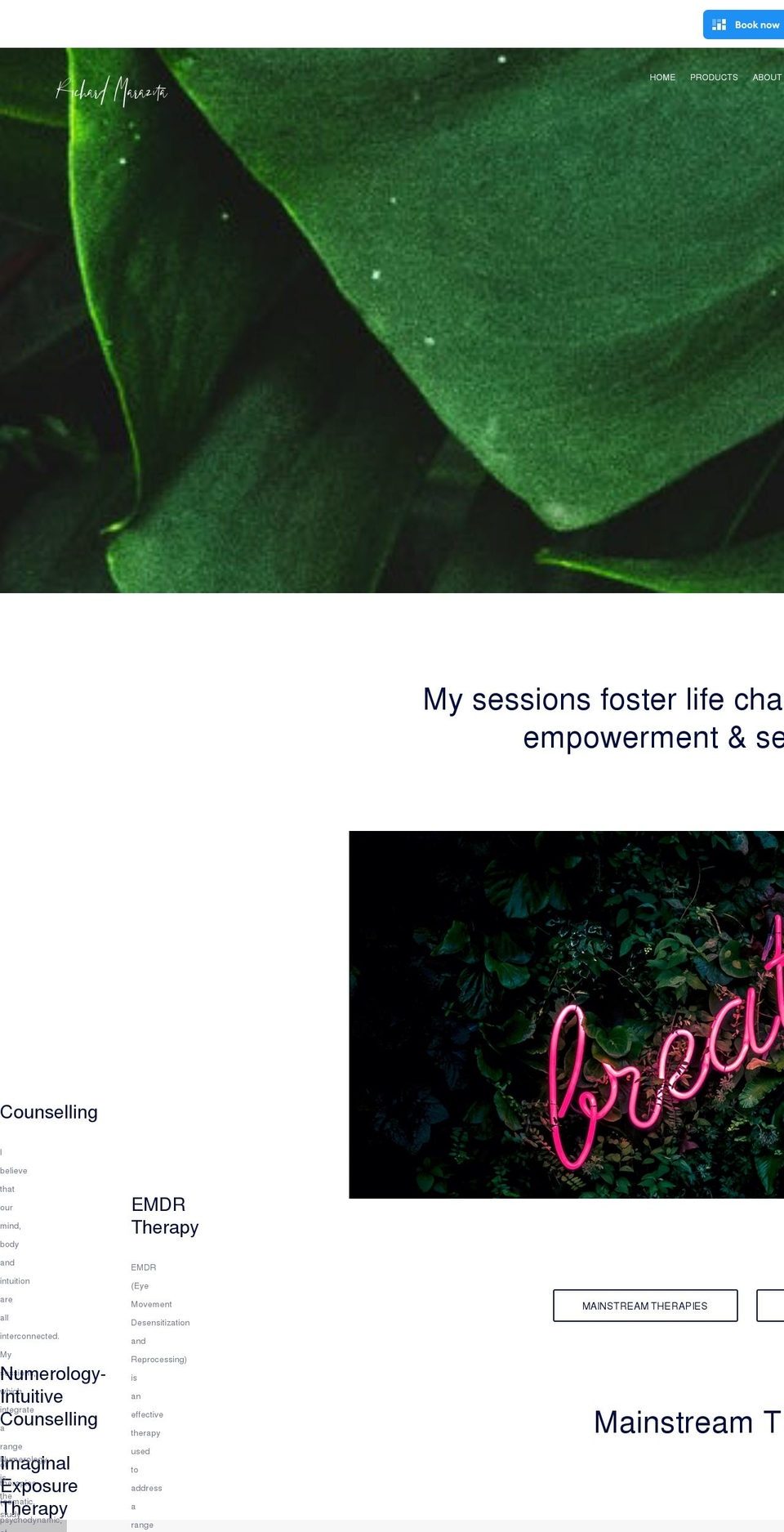 richardmarazita.com shopify website screenshot