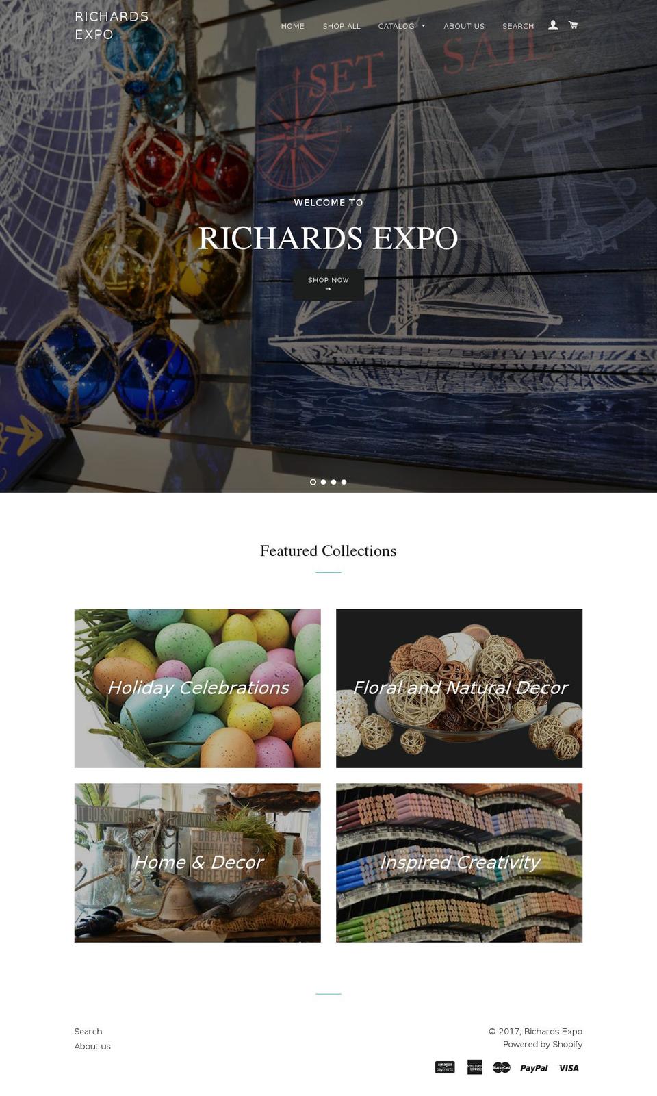 richards-expo.com shopify website screenshot