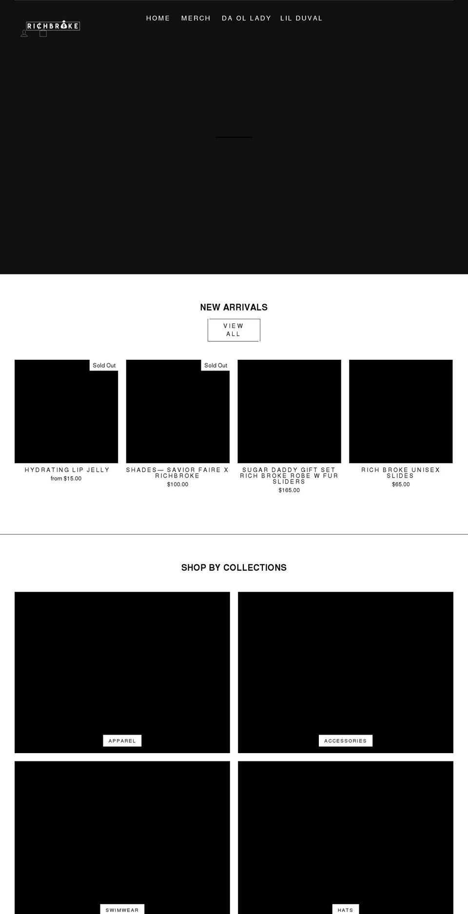 richbroke.com shopify website screenshot