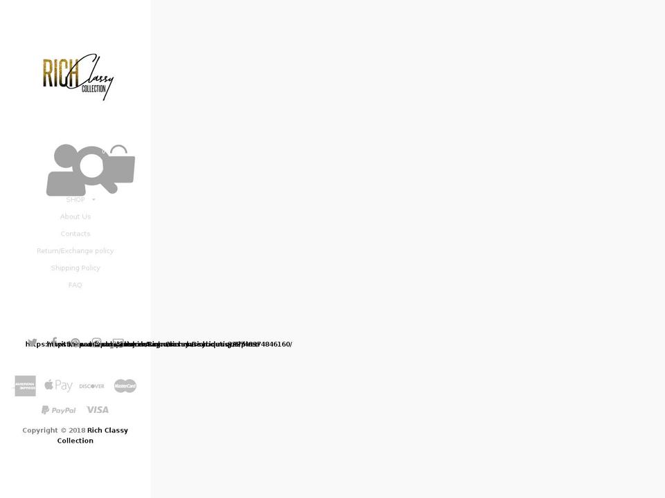 richclassy.com — Shopify storefront screenshot