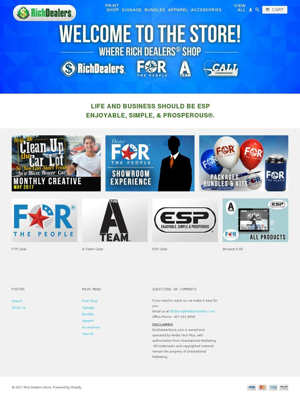 RD Store Shopify theme site example richdealersstore.com