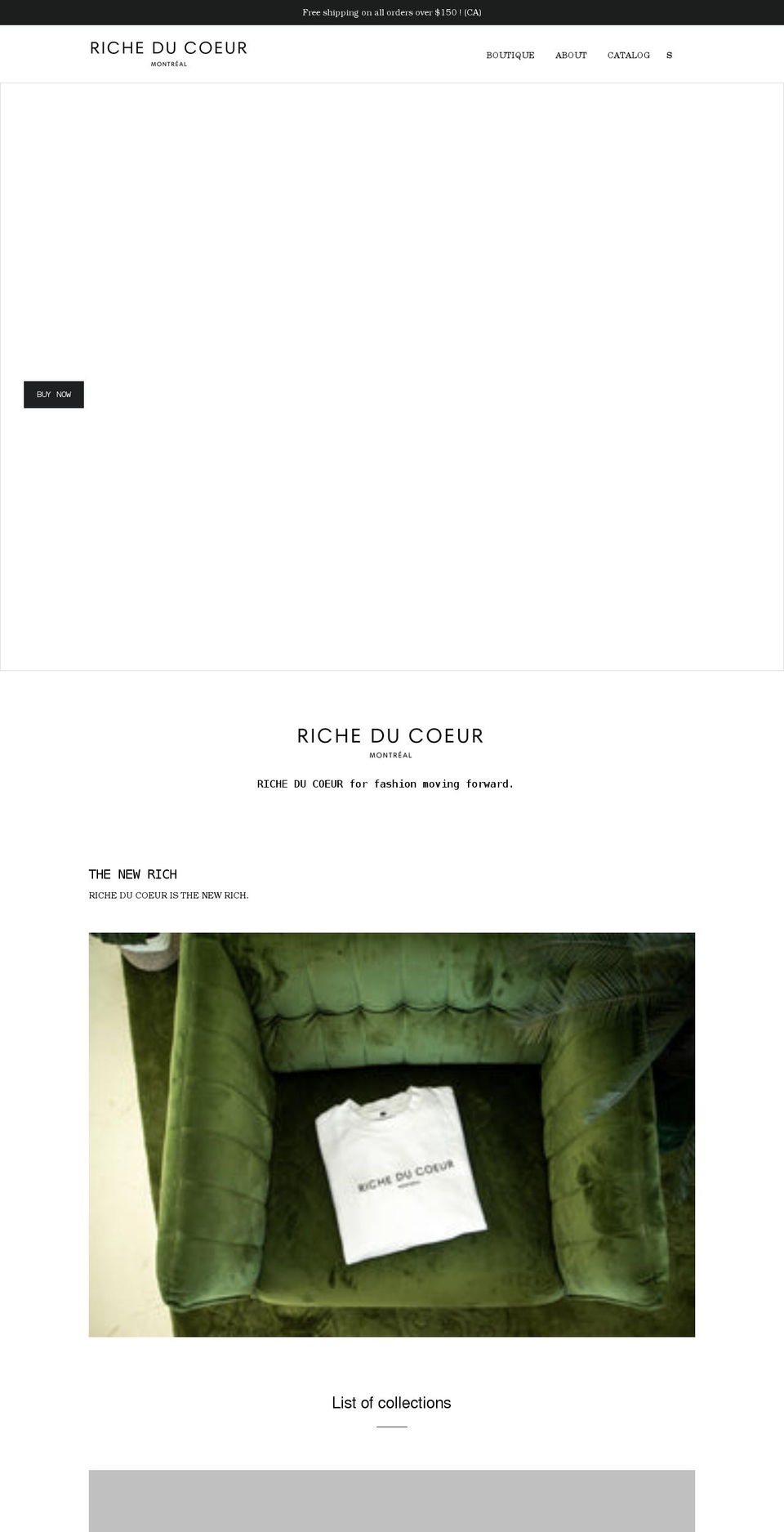 richedecoeur.com shopify website screenshot