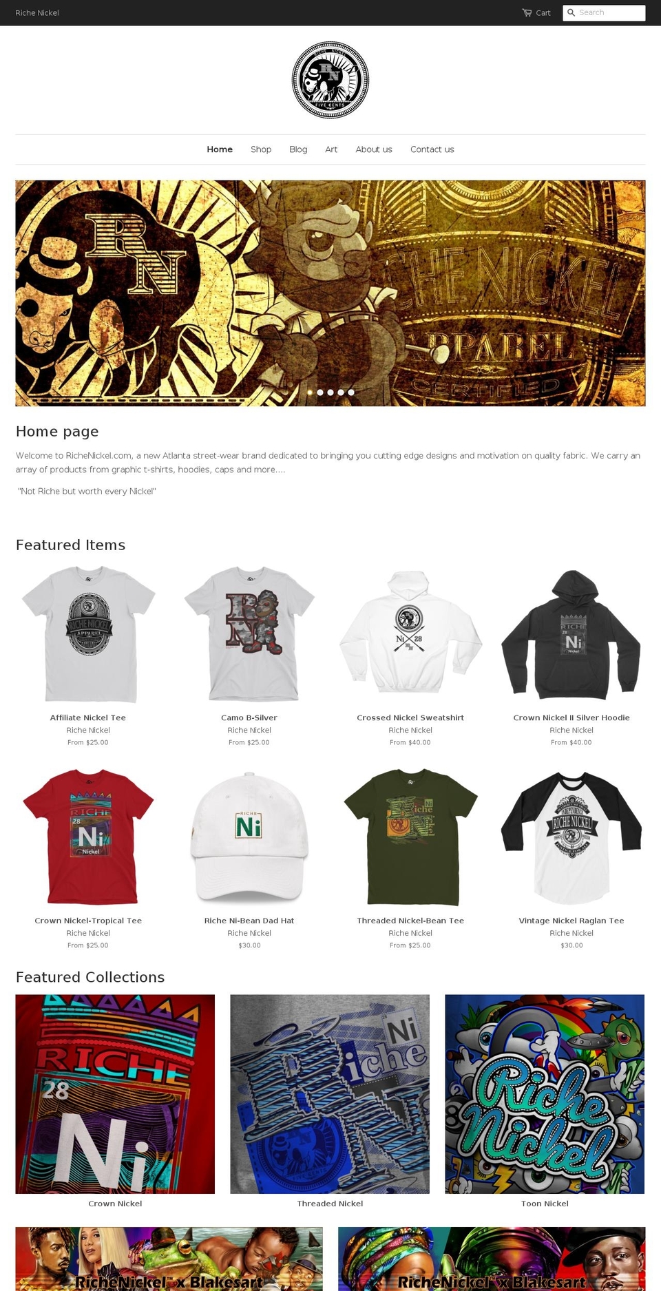 richenickel.com — Shopify storefront screenshot