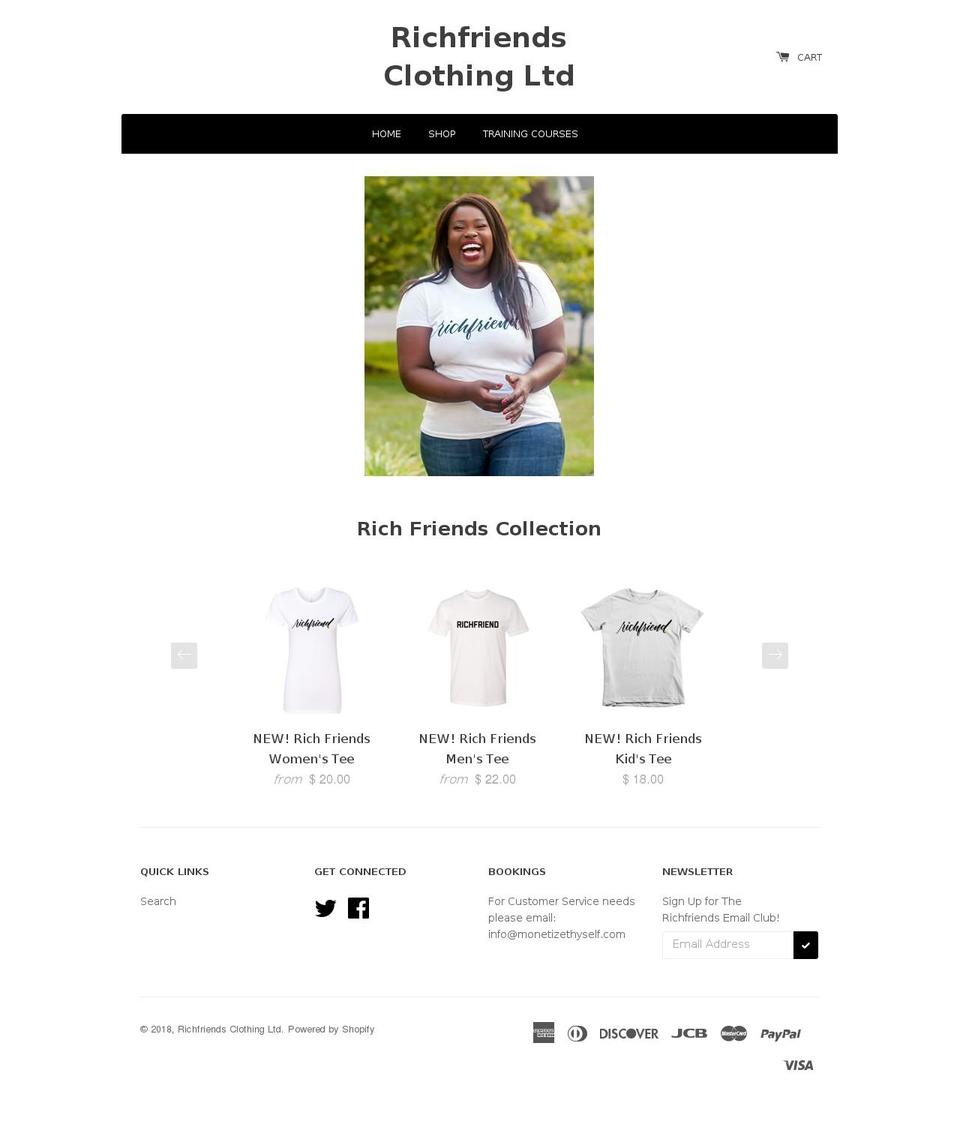 richfriendstore.com — Shopify storefront screenshot