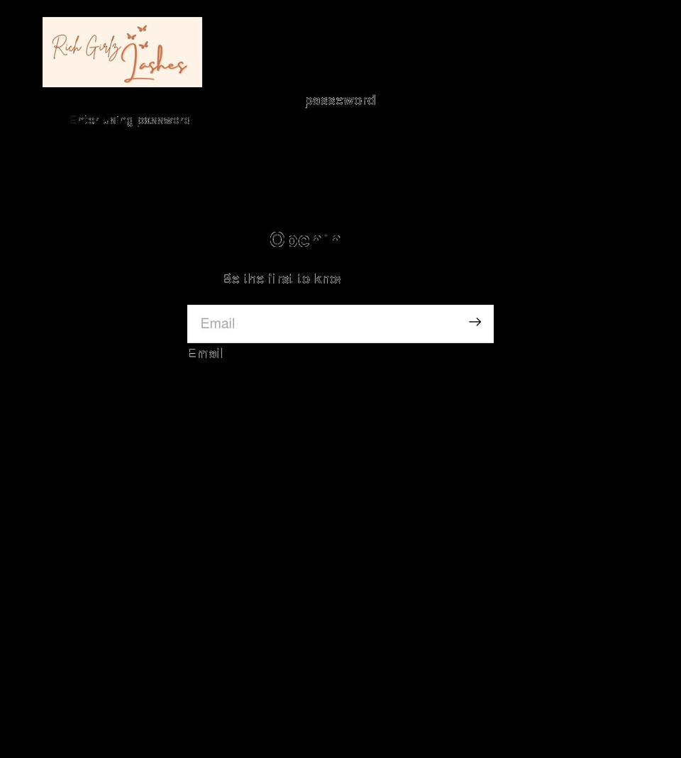 richgirlzlashez.com shopify website screenshot