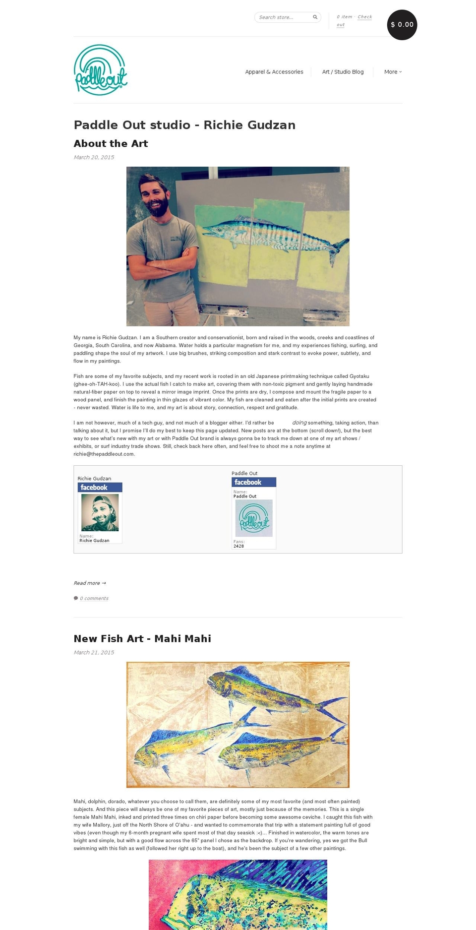 richiegudzan.com shopify website screenshot