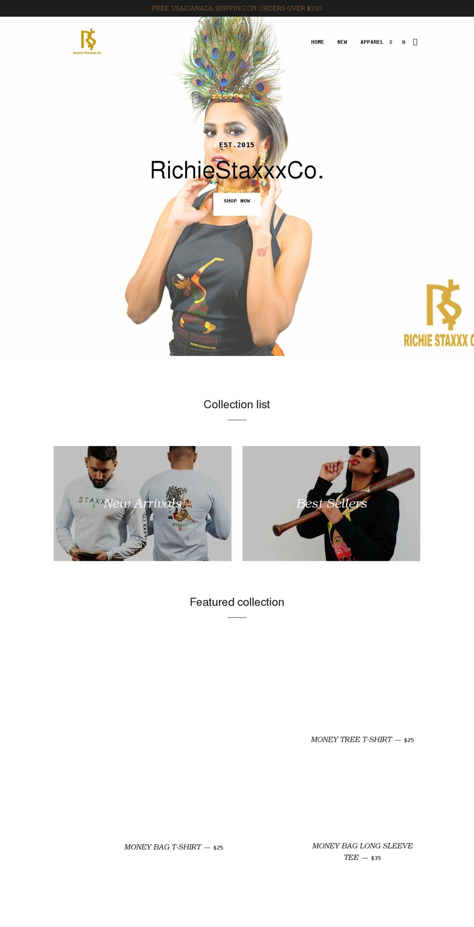 richiestaxxx.com shopify website screenshot