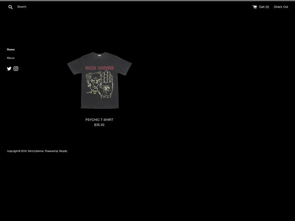 richkarma.net shopify website screenshot