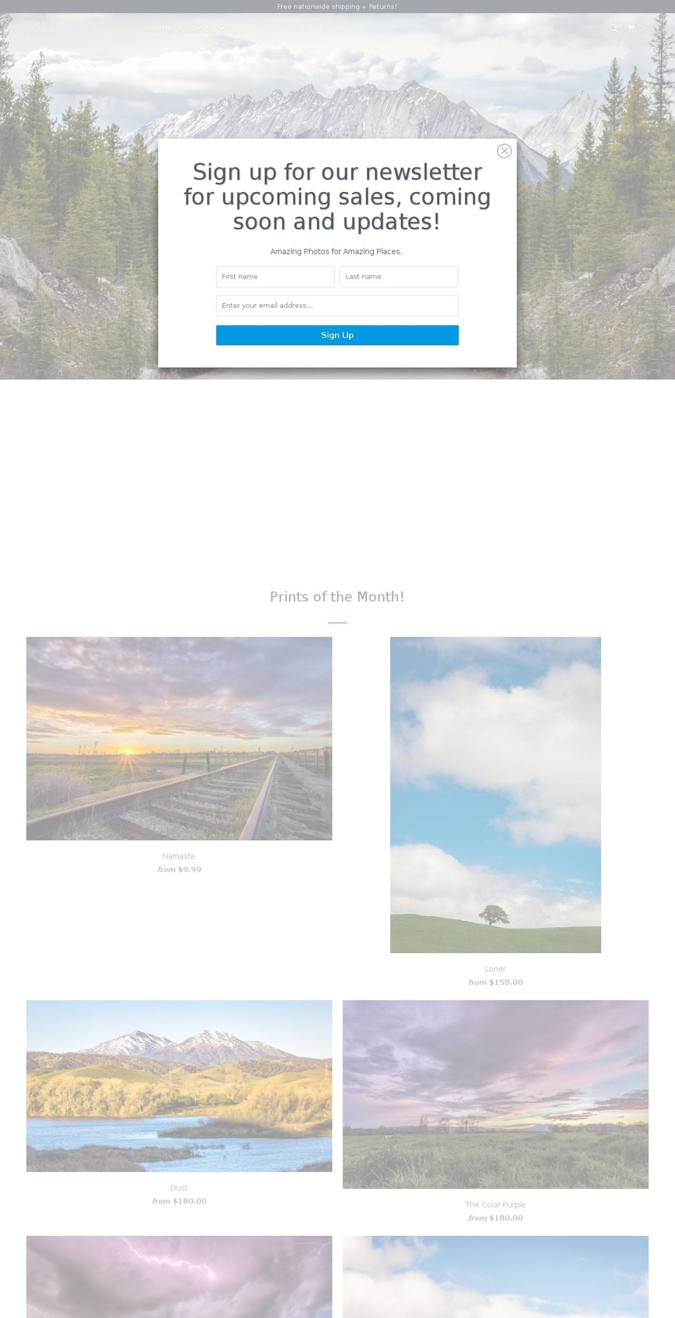 richlonardo.photography shopify website screenshot