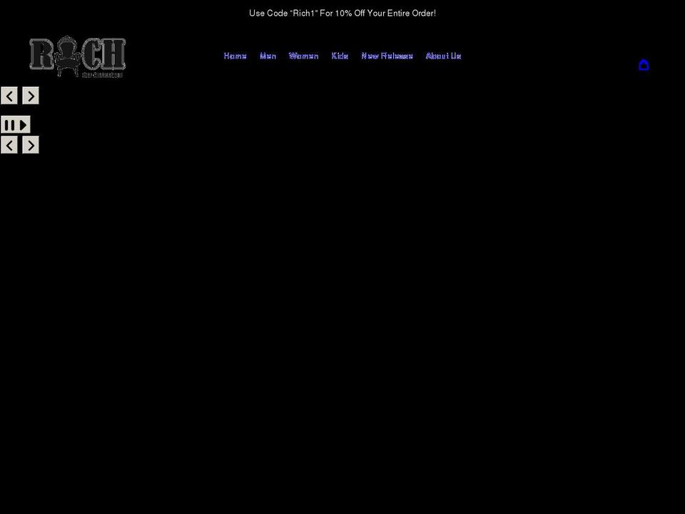 richoffcharacter.com shopify website screenshot