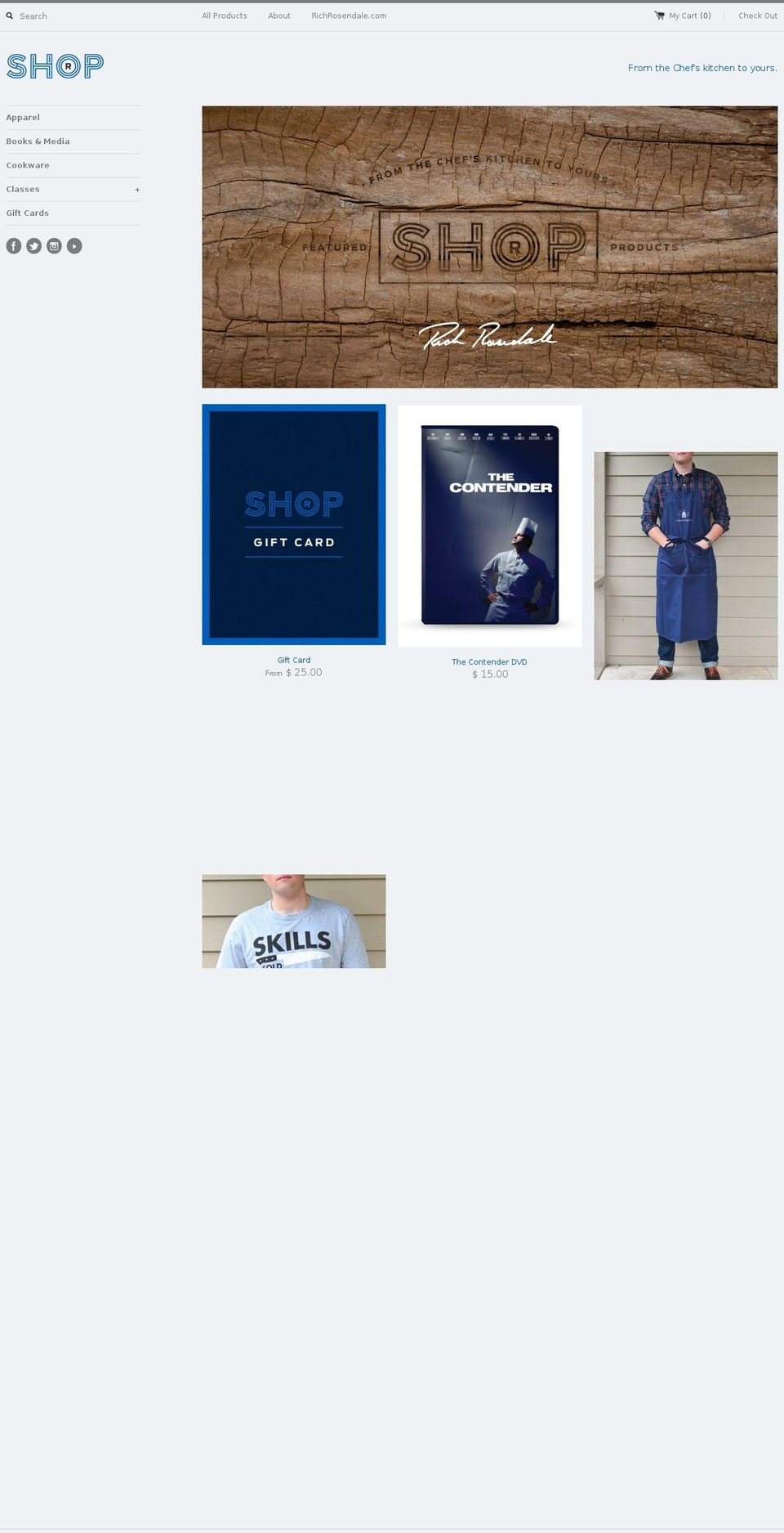 richrosendaleshop.com shopify website screenshot