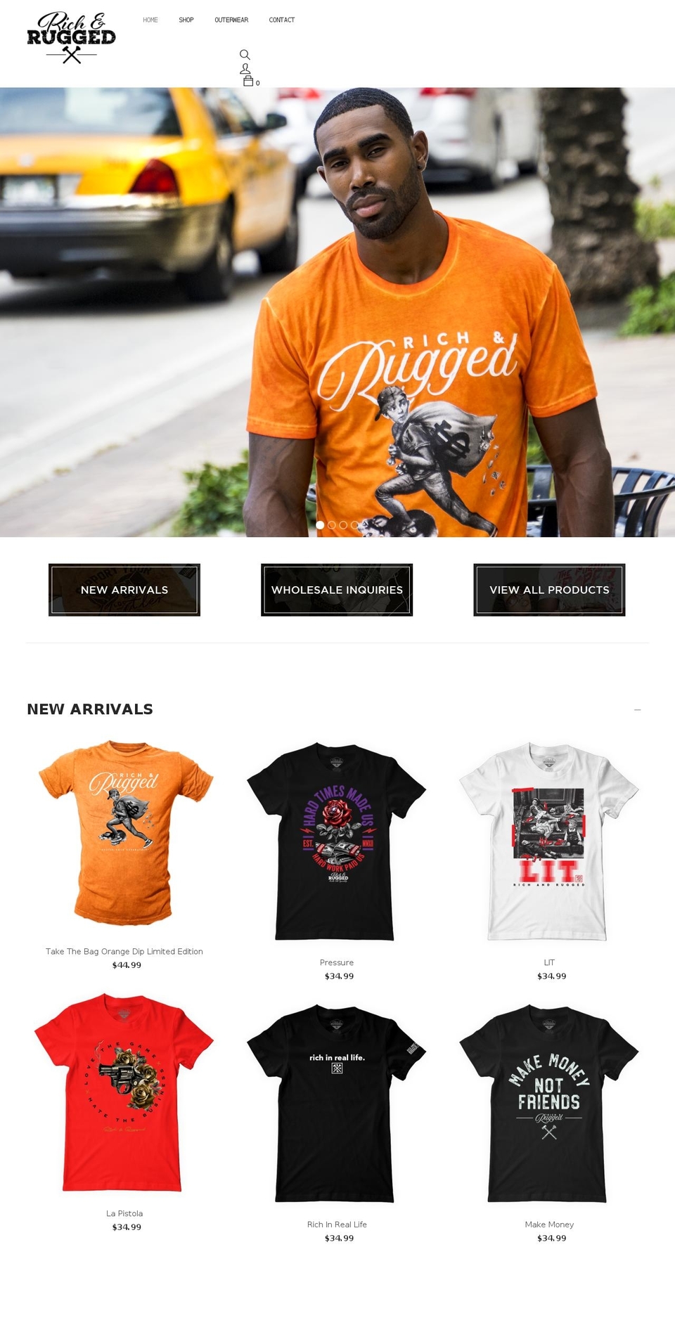 richrugged.com shopify website screenshot