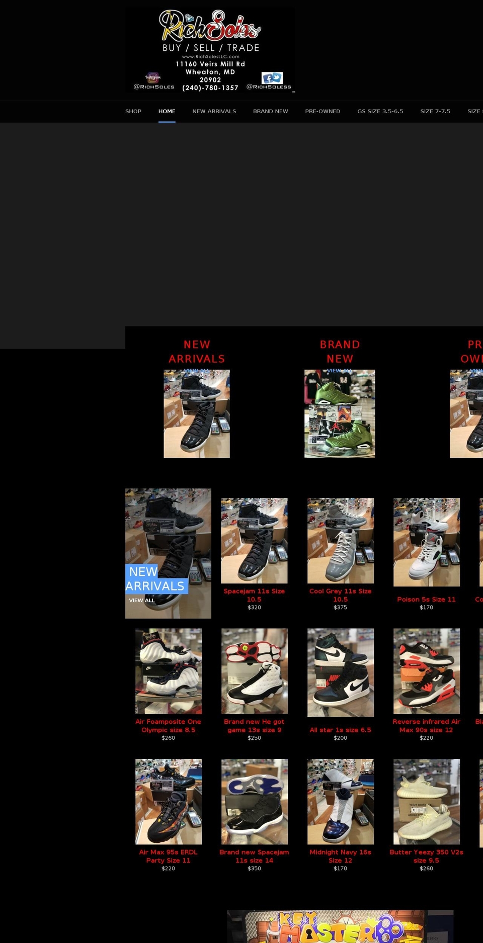 richsolesllc.com — Shopify storefront screenshot