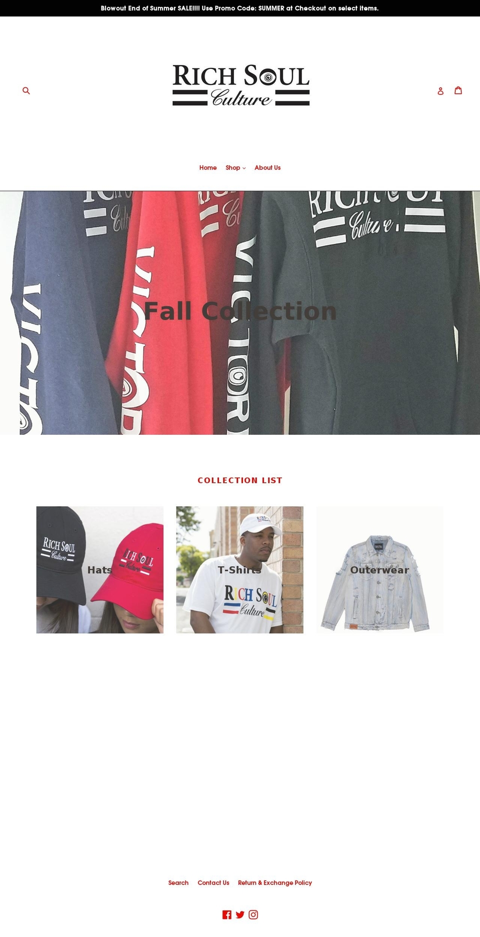richsoulculture.com shopify website screenshot