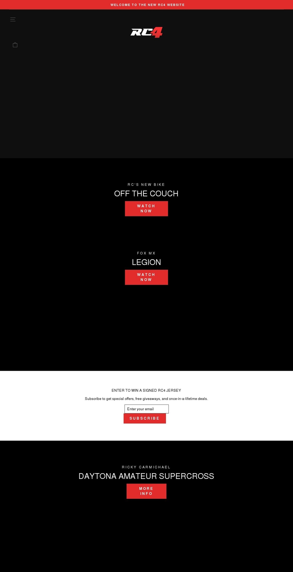 rickycarmichael.com shopify website screenshot