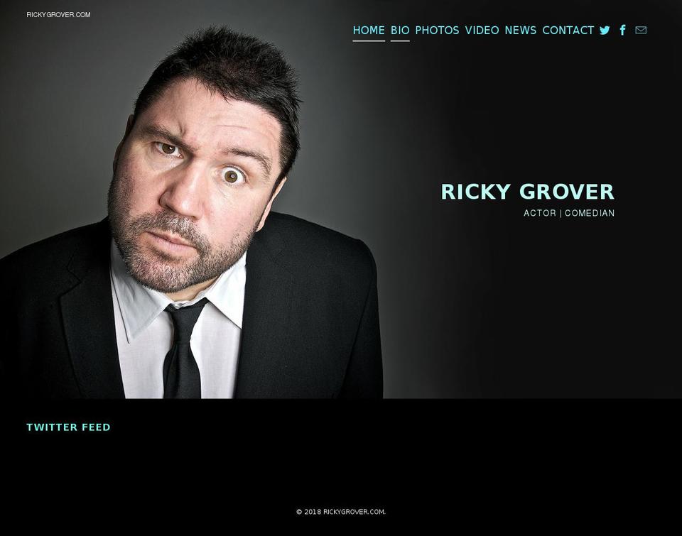 rickygrover.com — Shopify storefront screenshot