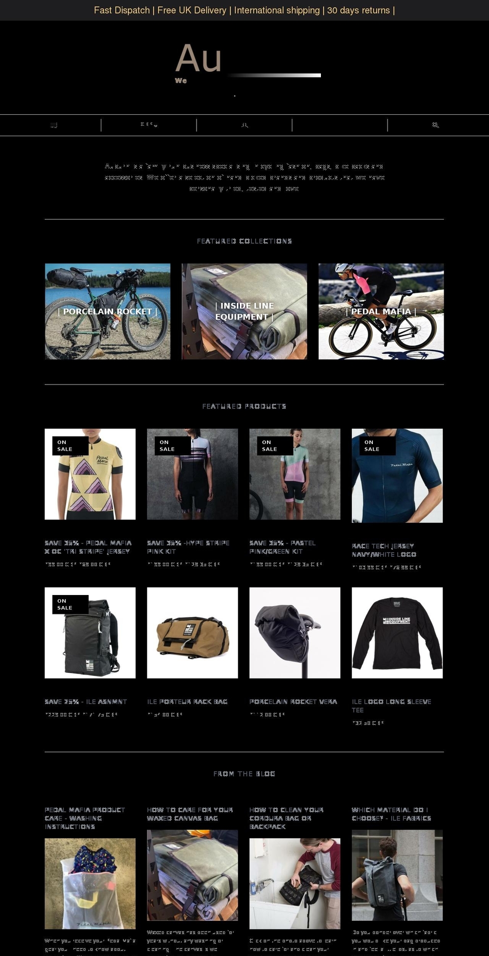 rideaubern.com — Shopify storefront screenshot