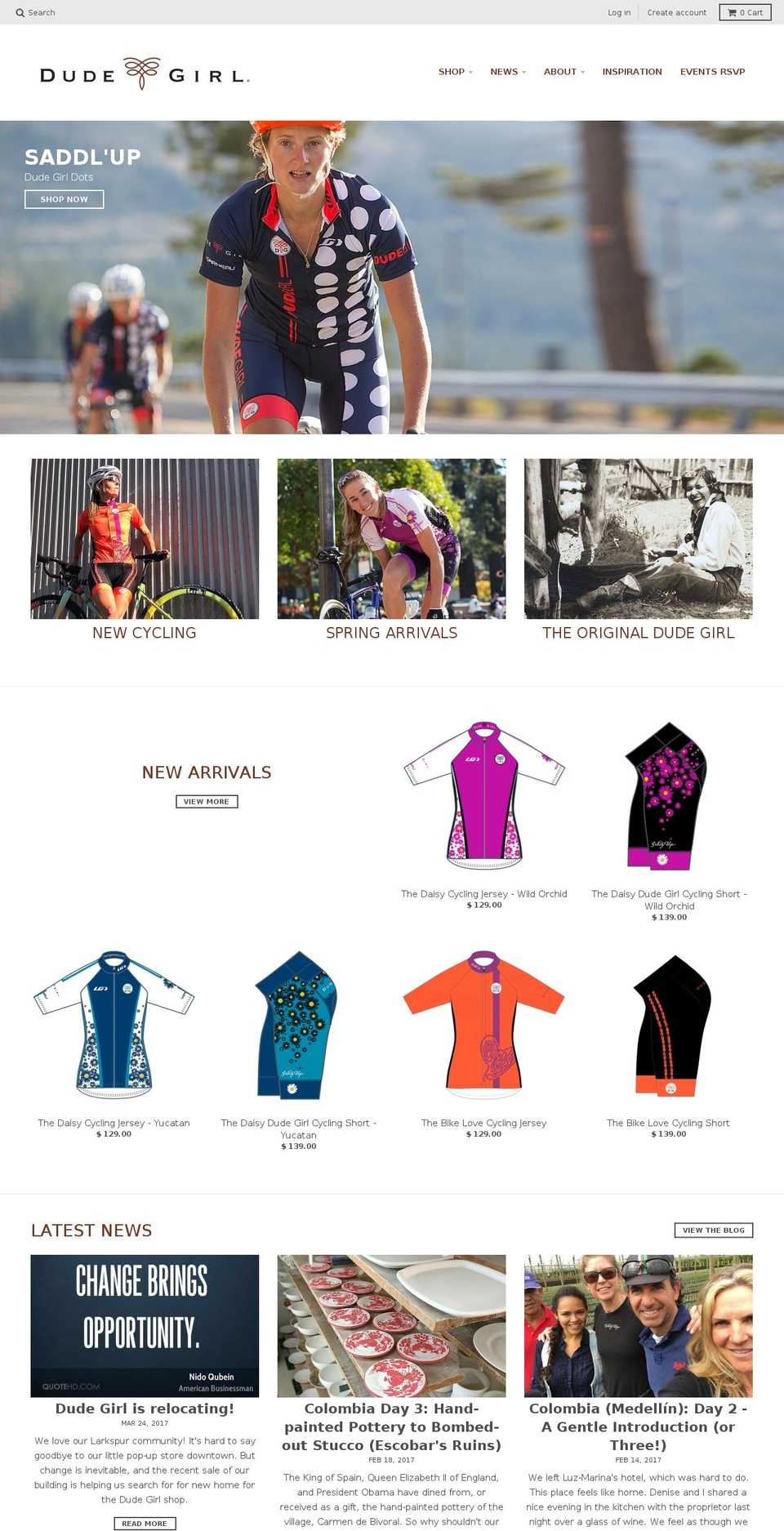 ridedude.com shopify website screenshot