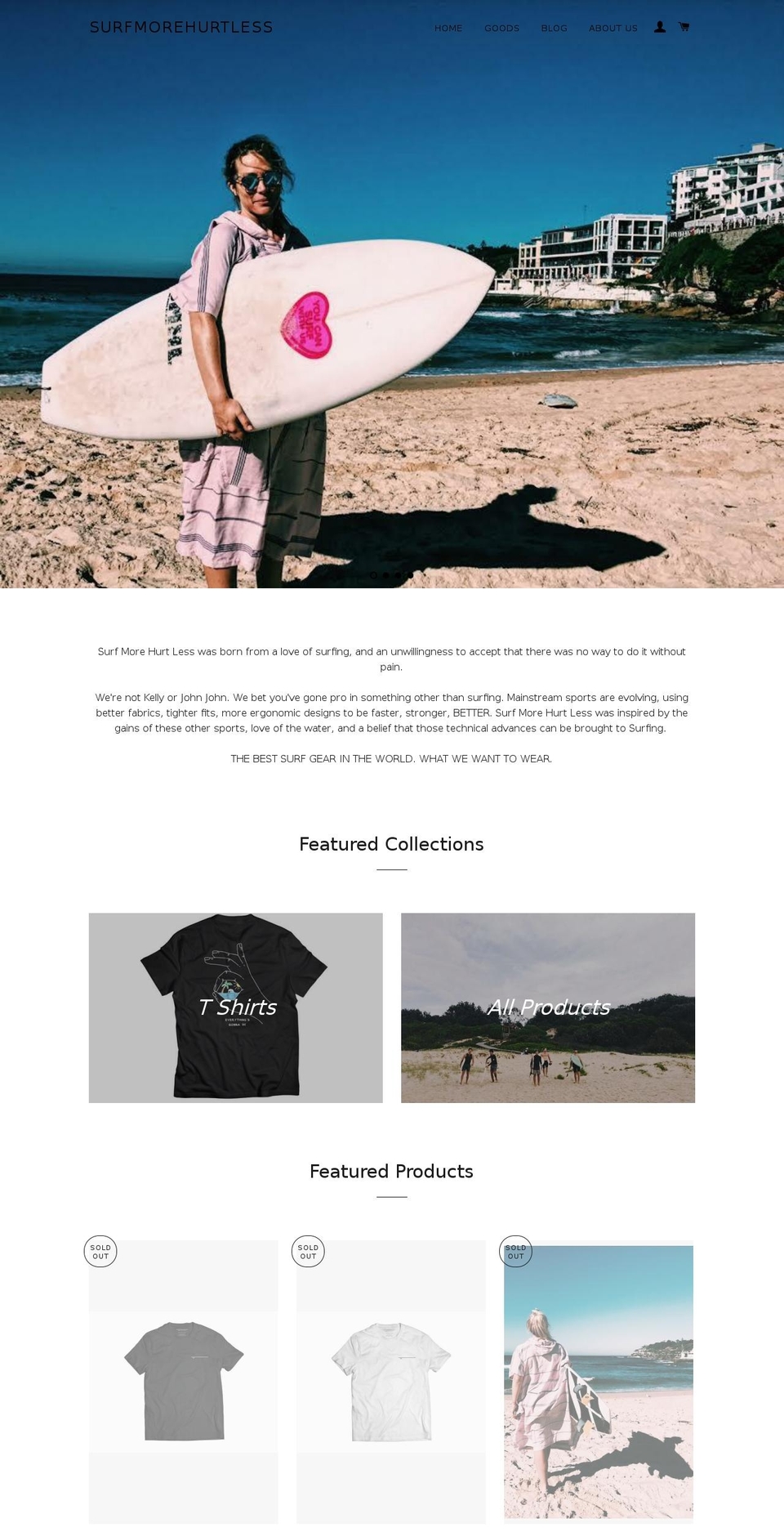 ridemorehurtless.com — Shopify storefront screenshot
