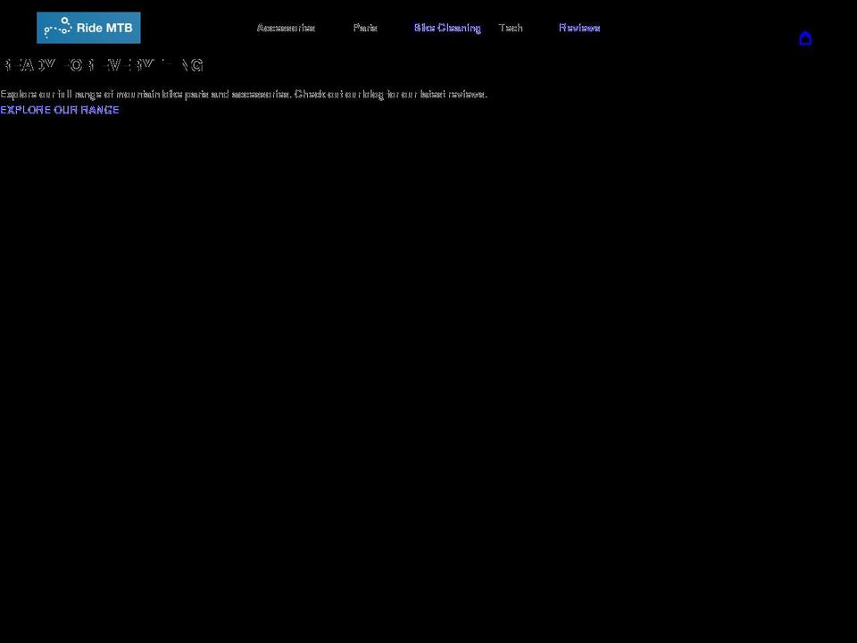 ridemtb.co.uk shopify website screenshot