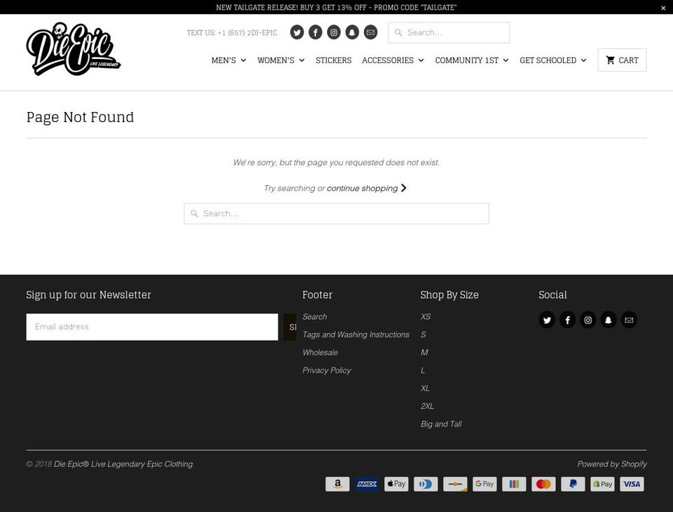 ridenothide.com — Shopify storefront screenshot