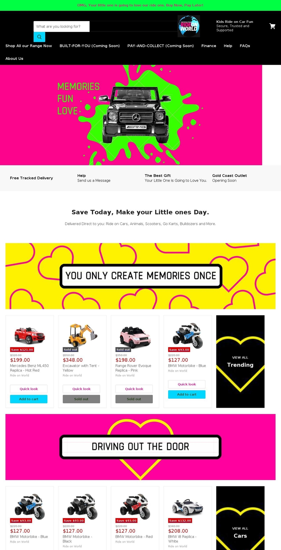 Copy of V2.0 Shopify theme site example rideonworld.com
