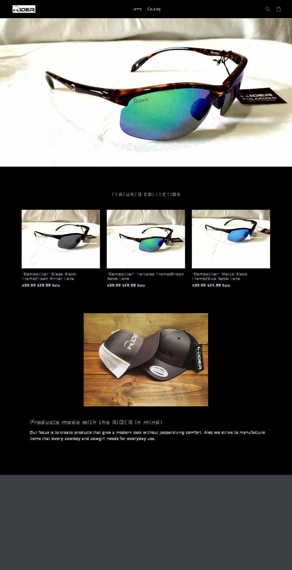 riderclothingcompany.com — Shopify storefront screenshot