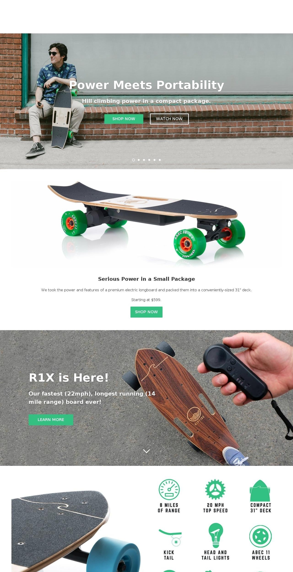 Riptide [DON'T CHANGE... EVER] ID# [32073089127] Shopify theme site example rideriptide.com