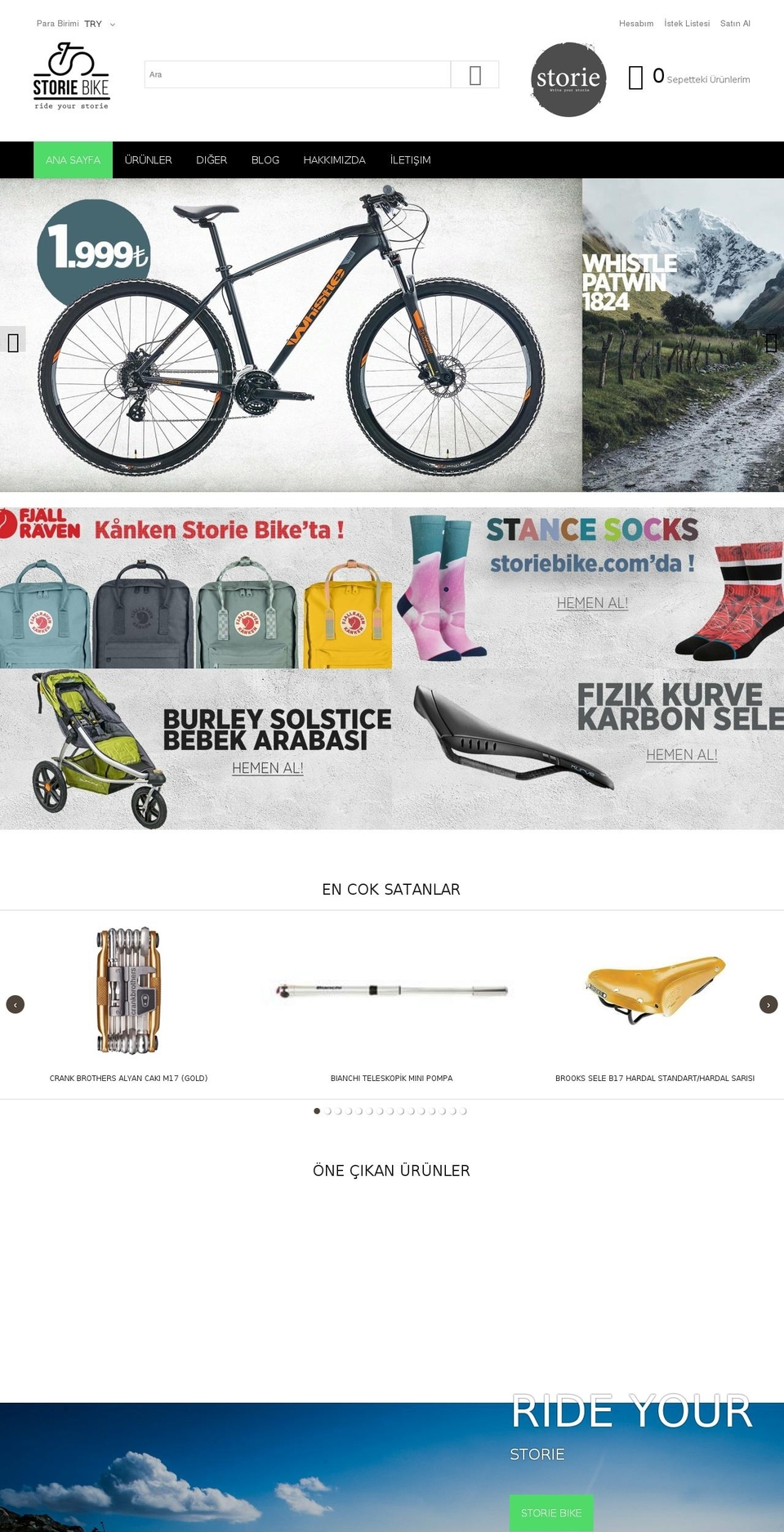 storibike-theme Shopify theme site example rideyourstorie.com