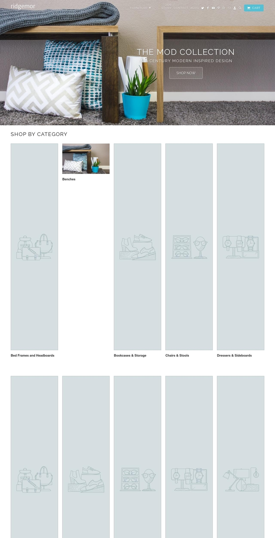 ridgemor.com — Shopify storefront screenshot