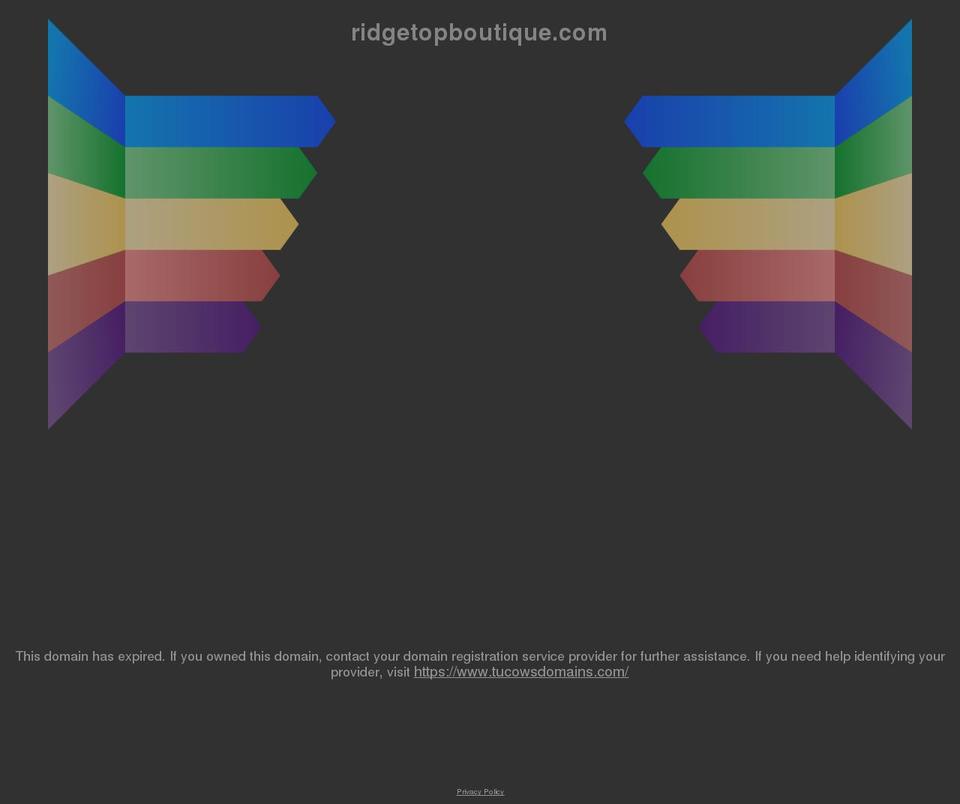 ridgetopboutique.com shopify website screenshot