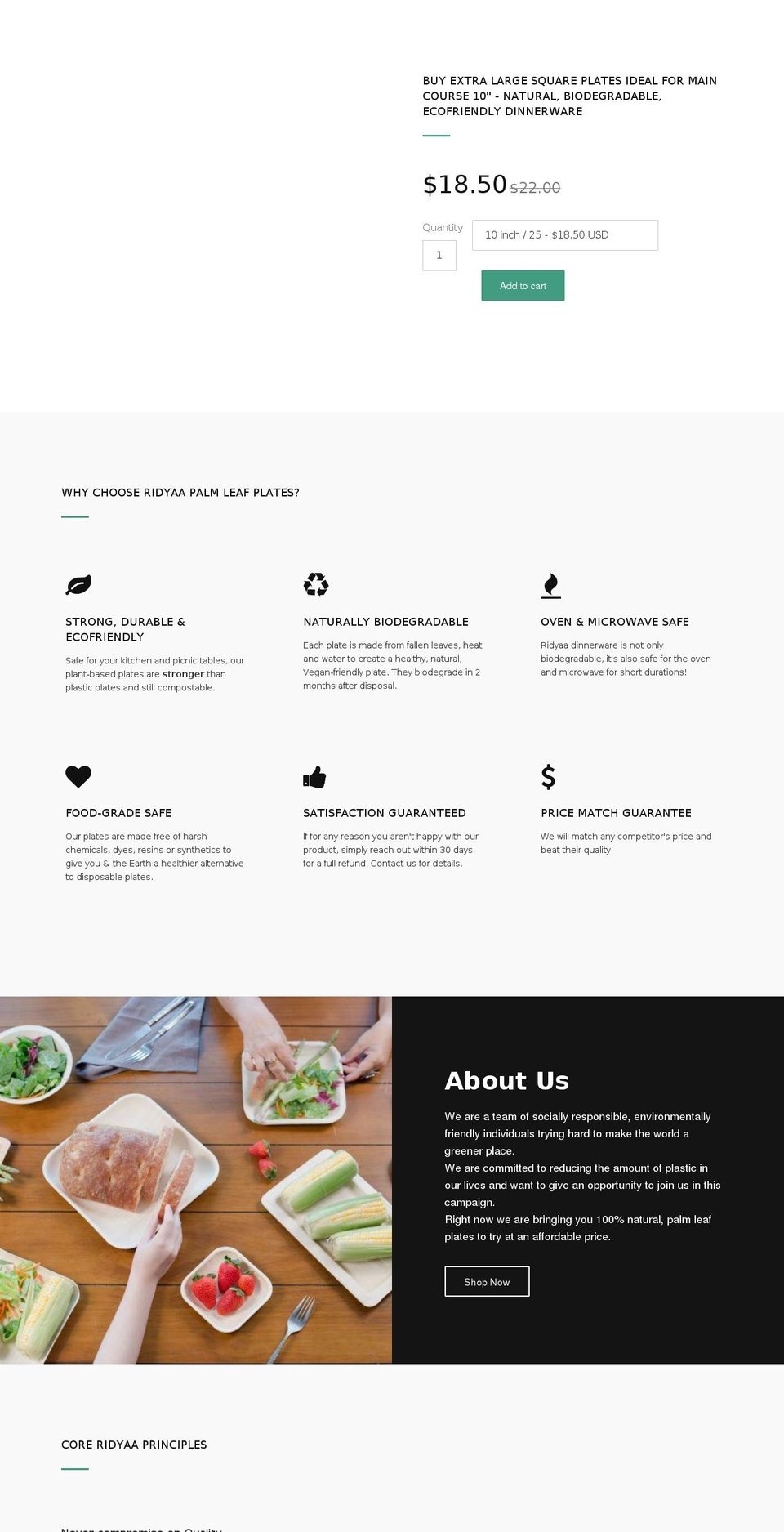 ridyaa.com — Shopify storefront screenshot