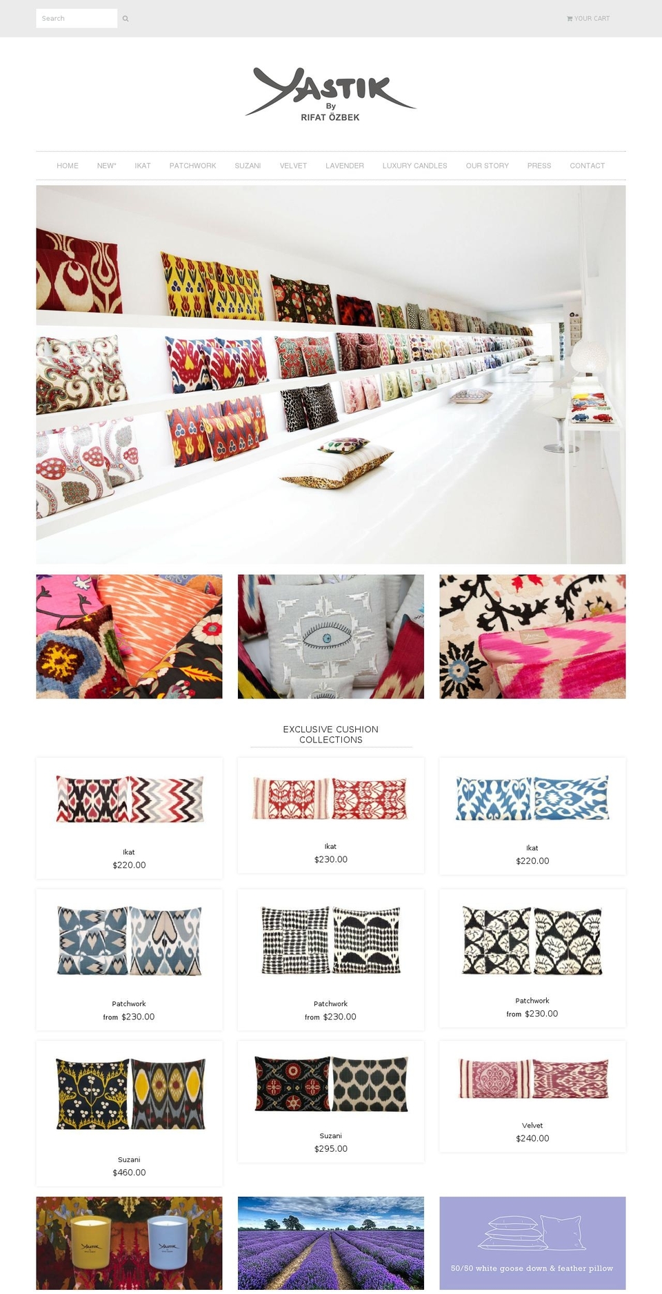 rifatozbek.com shopify website screenshot