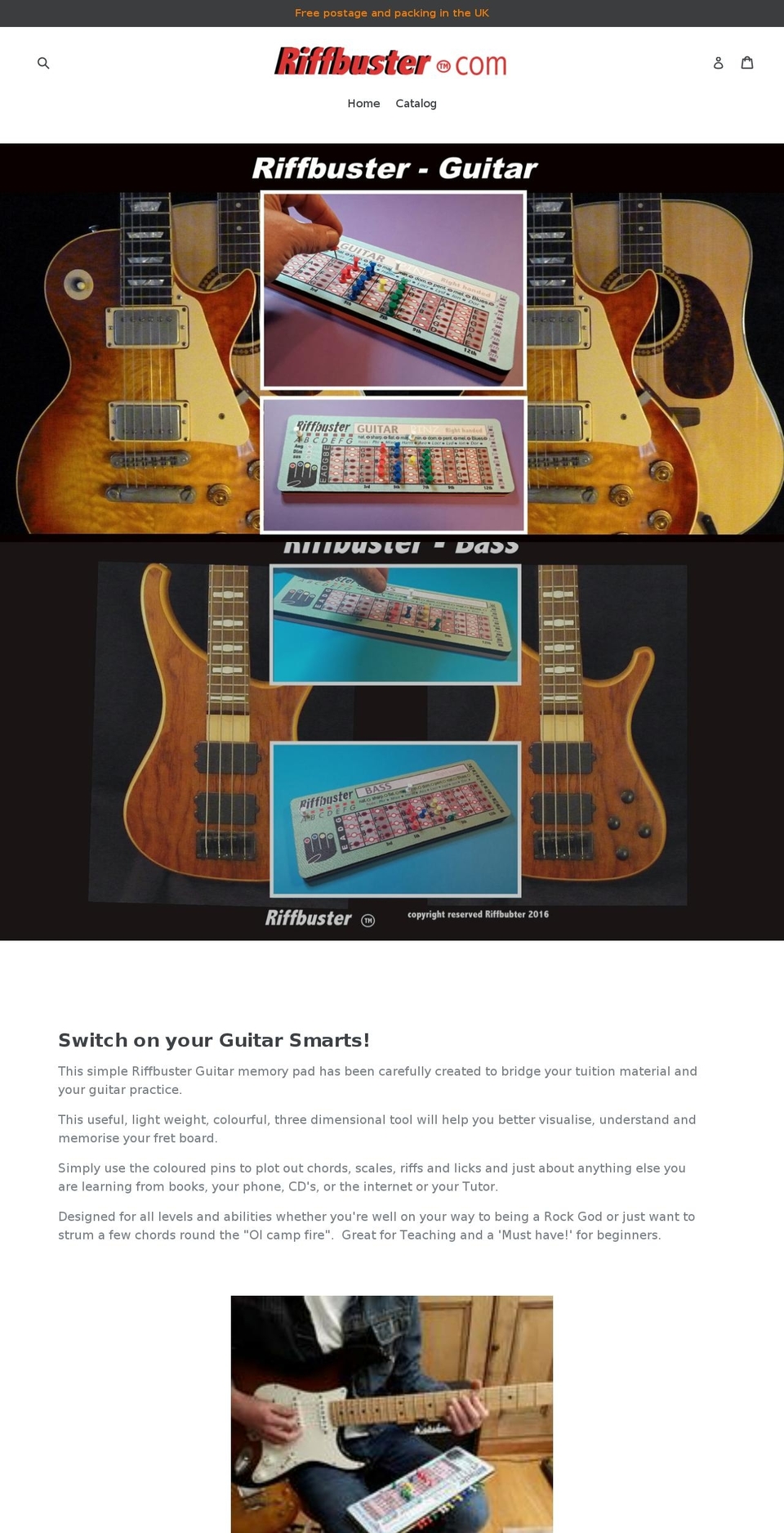 riffbuster.com — Shopify storefront screenshot