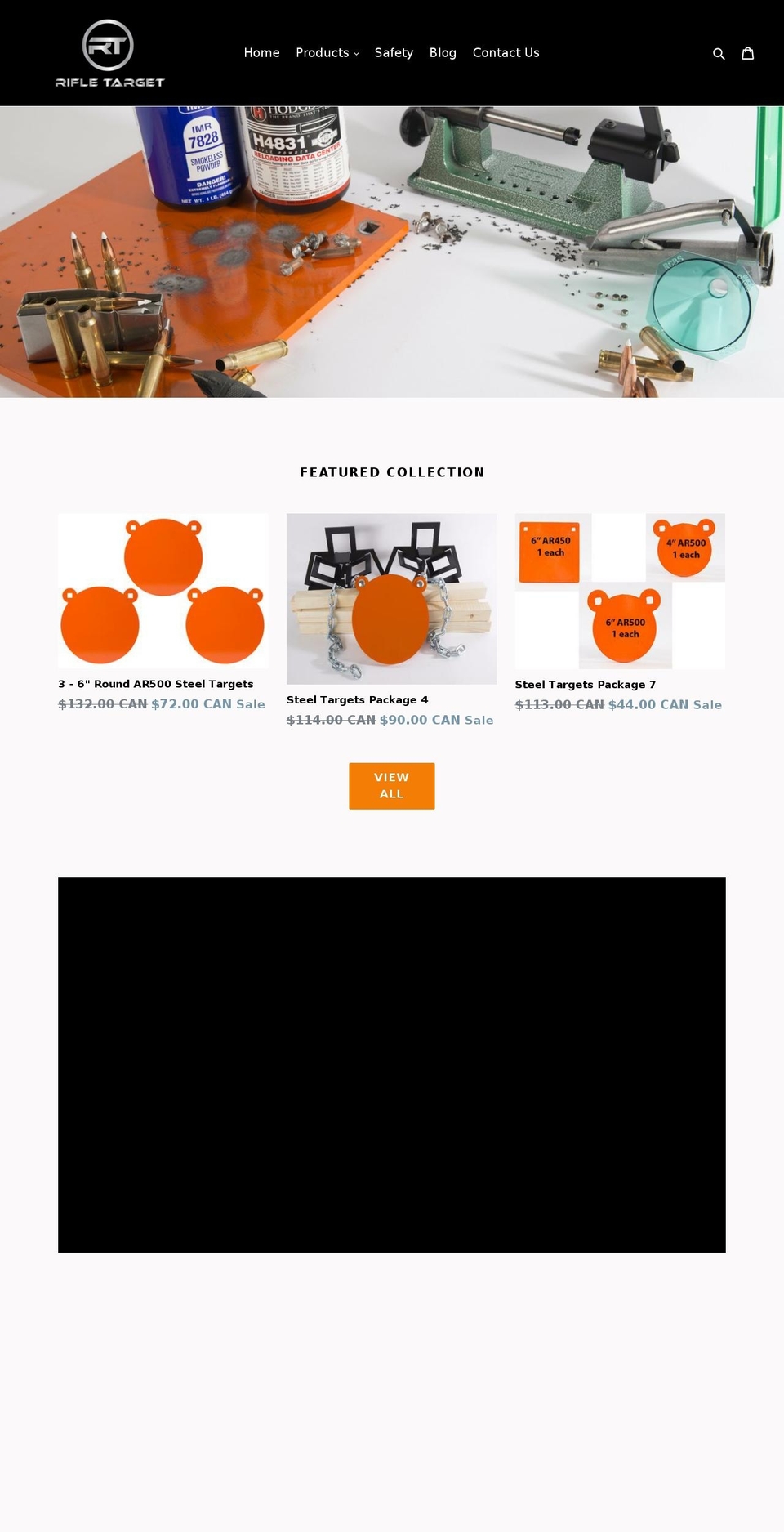 rifletarget.com — Shopify storefront screenshot