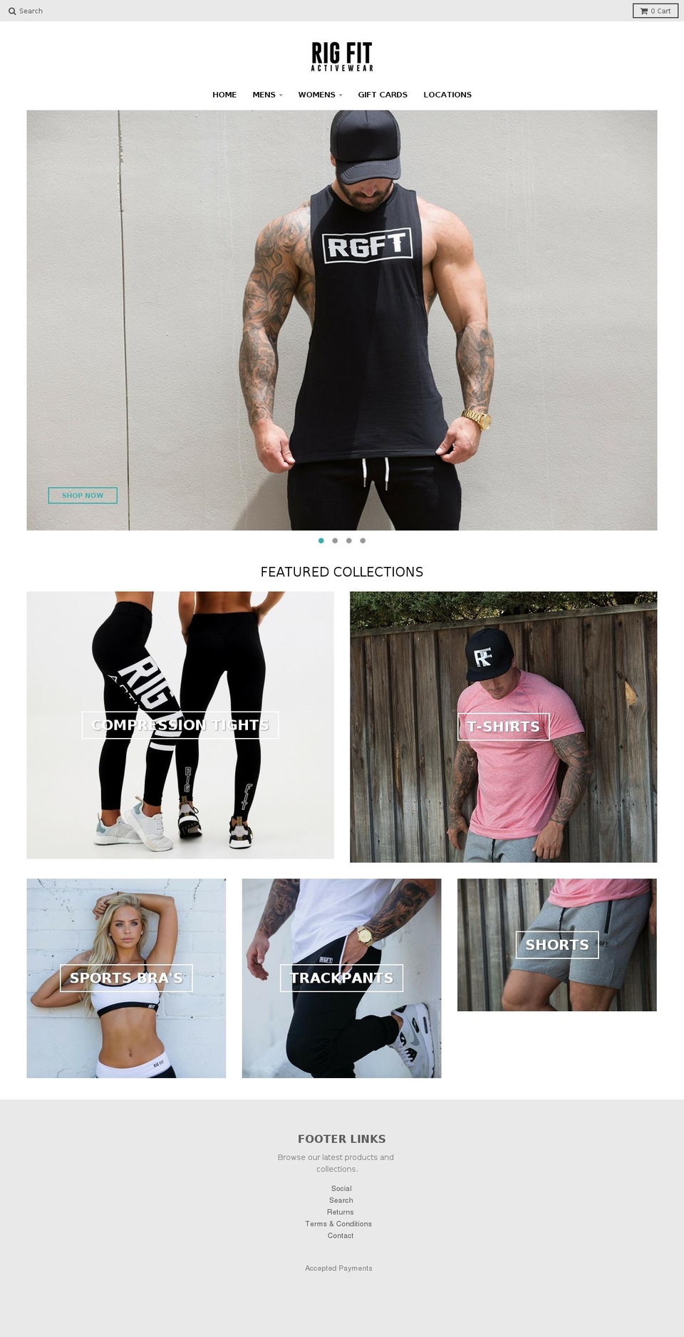 rig-fit.com shopify website screenshot