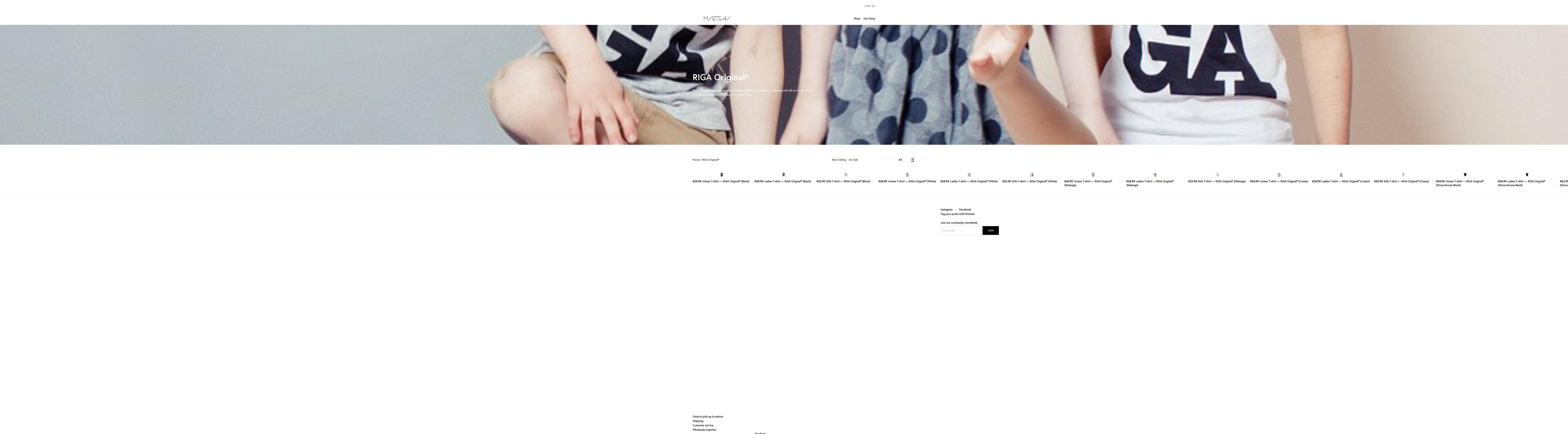 rigaoriginal.com shopify website screenshot