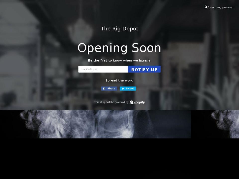 rigdepot.net shopify website screenshot