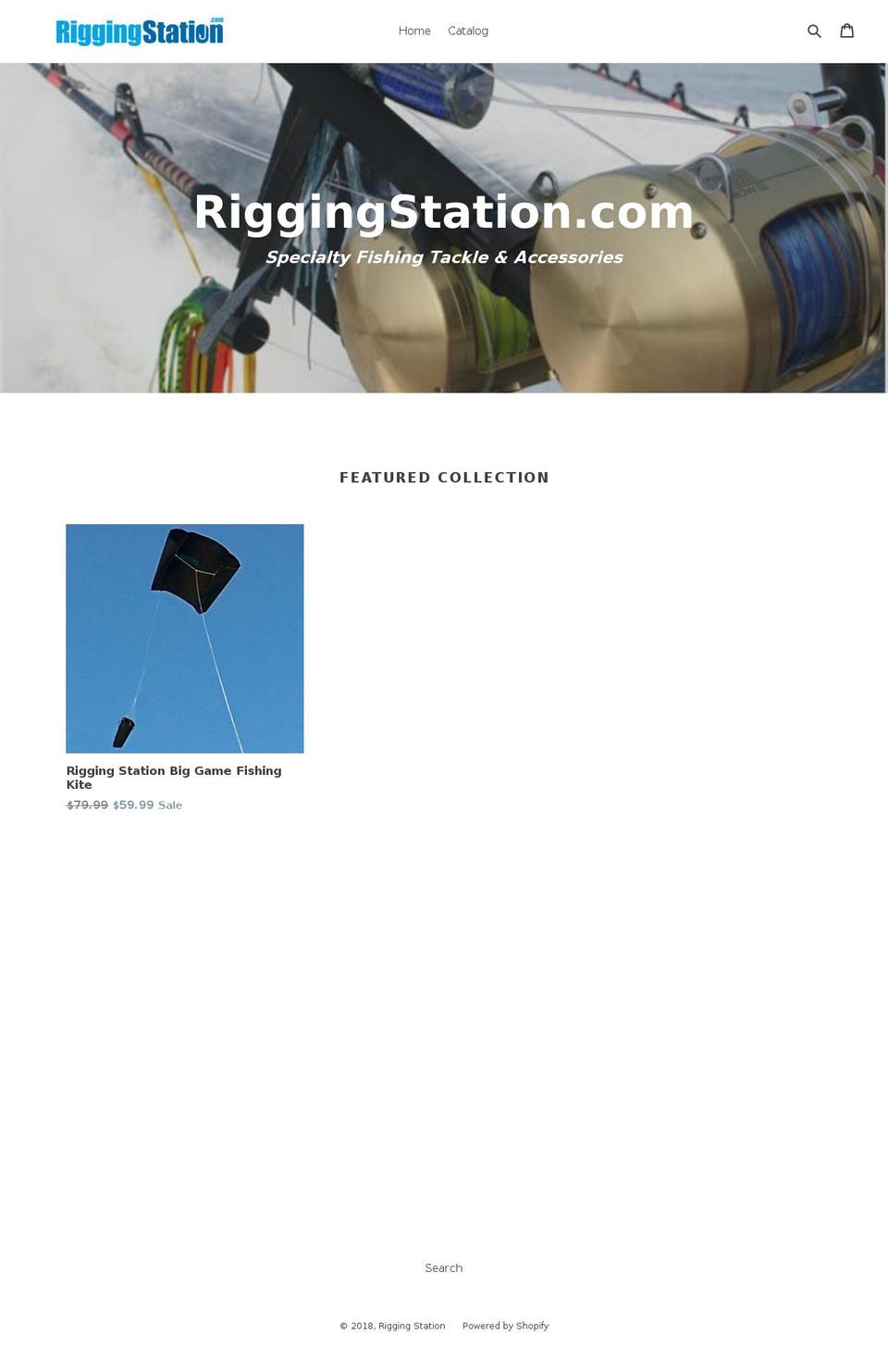 riggingstation.com — Shopify storefront screenshot